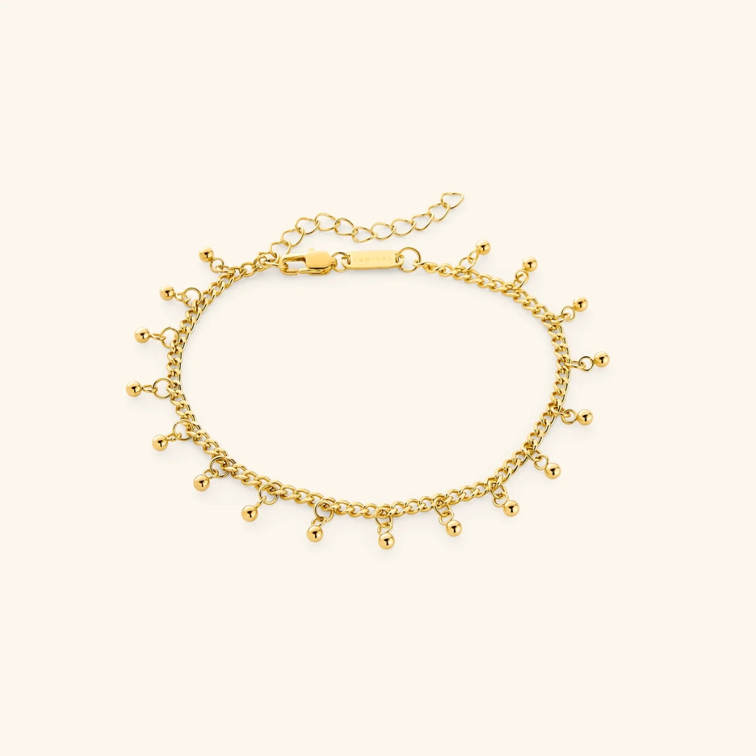 Golden Thin Beads Bracelet