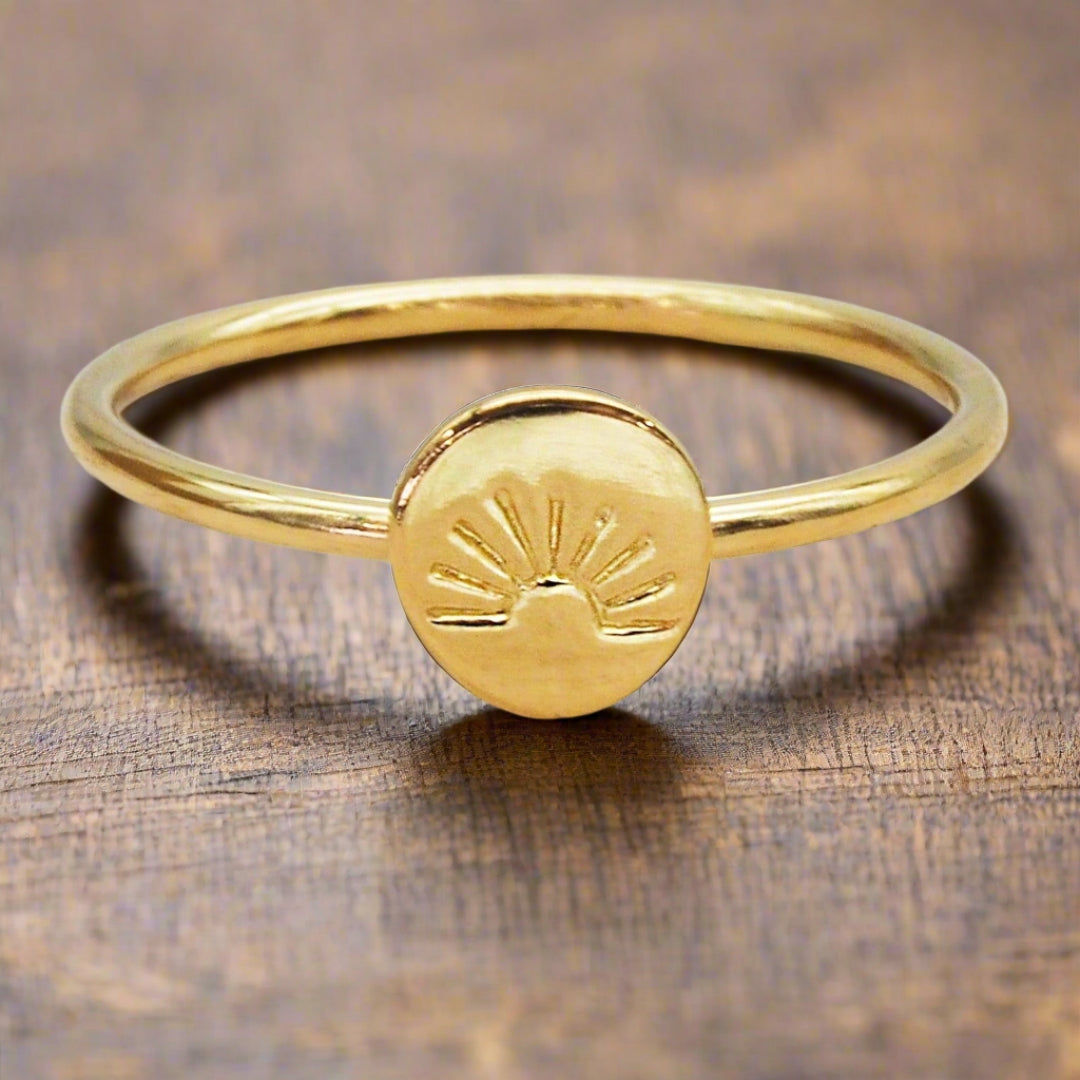 Solar Gold Ring