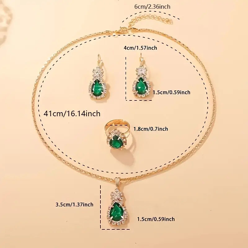 Marceline Jadehart Jewelry emerald | Gold
