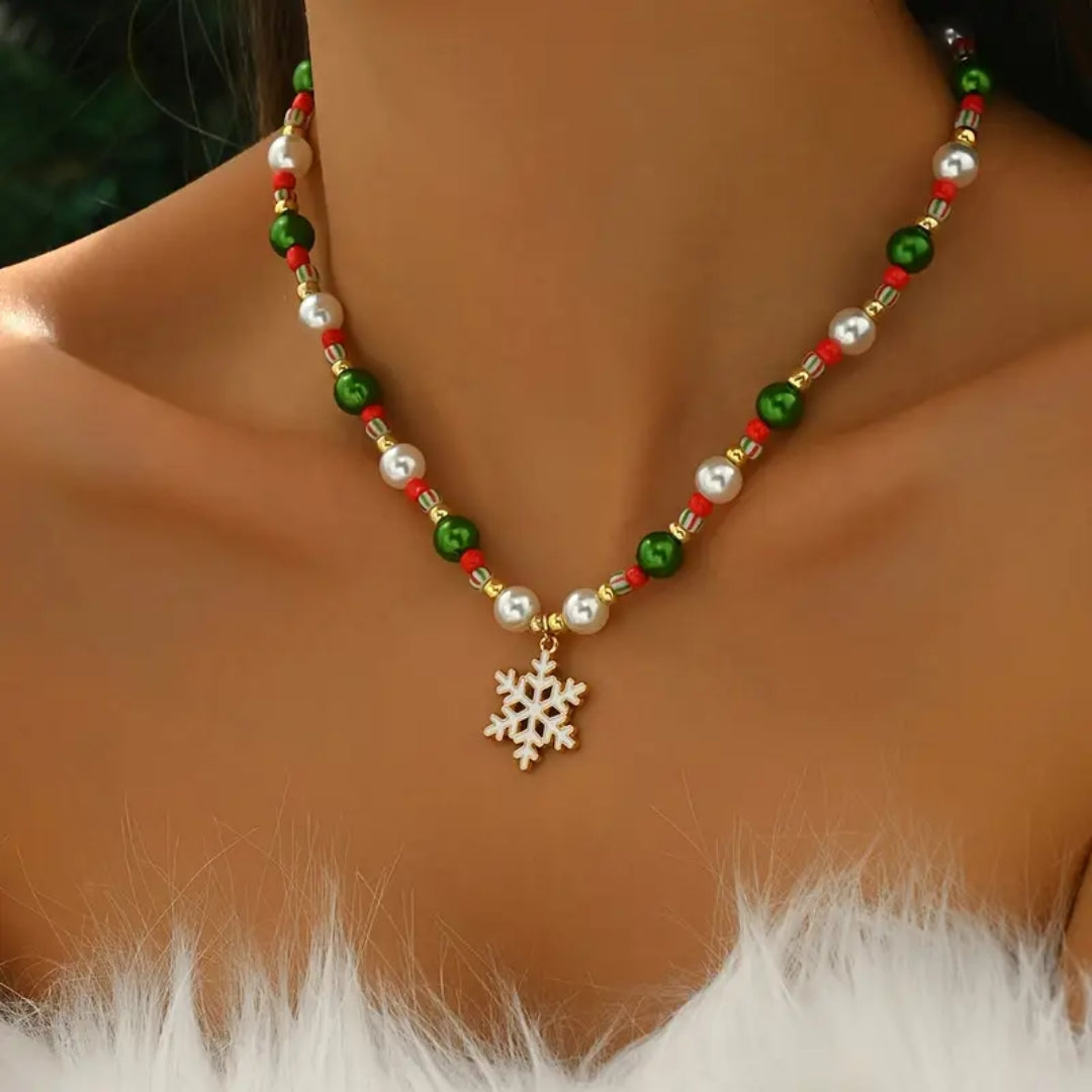 Snowflake Christmas Necklace