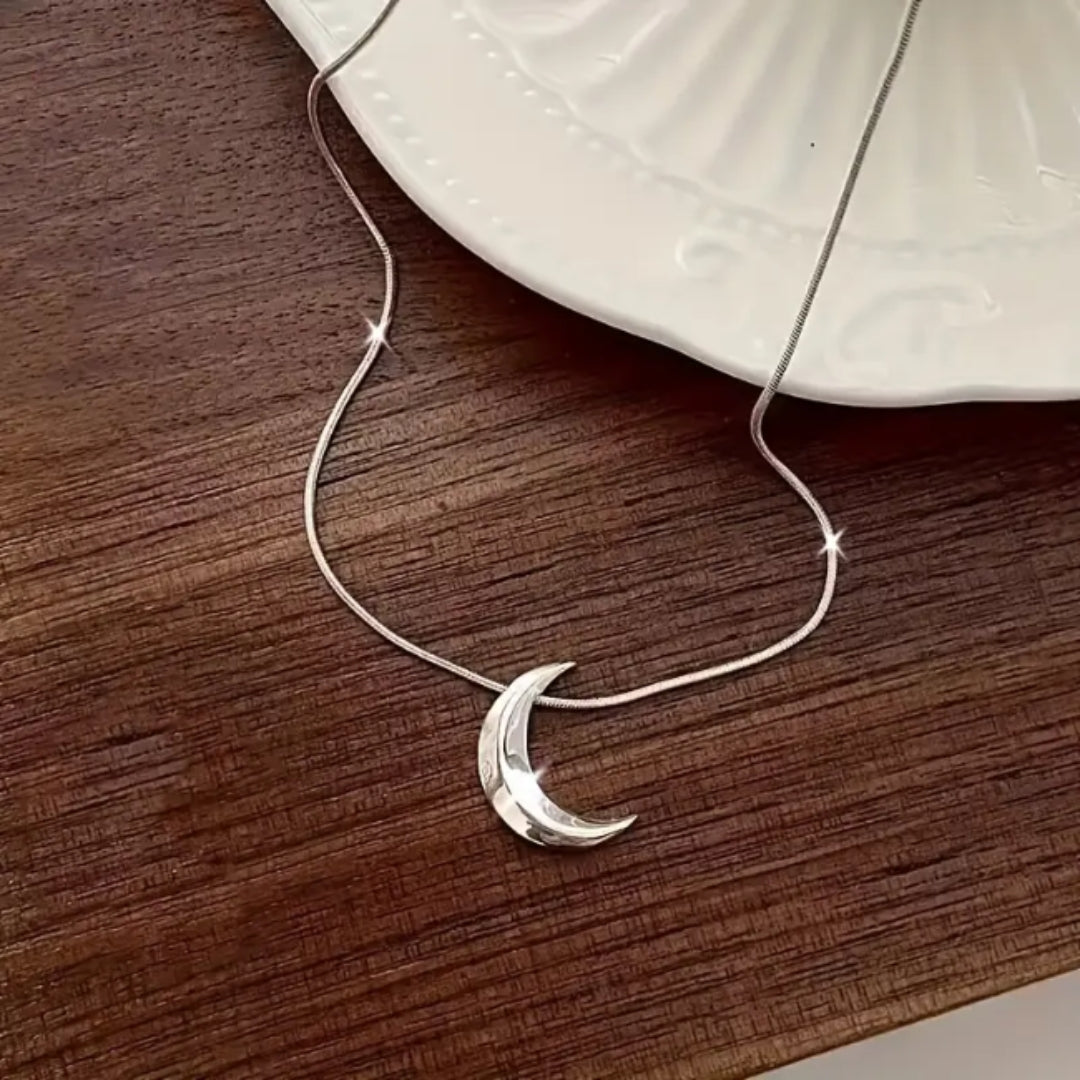Moon Silvered Necklace