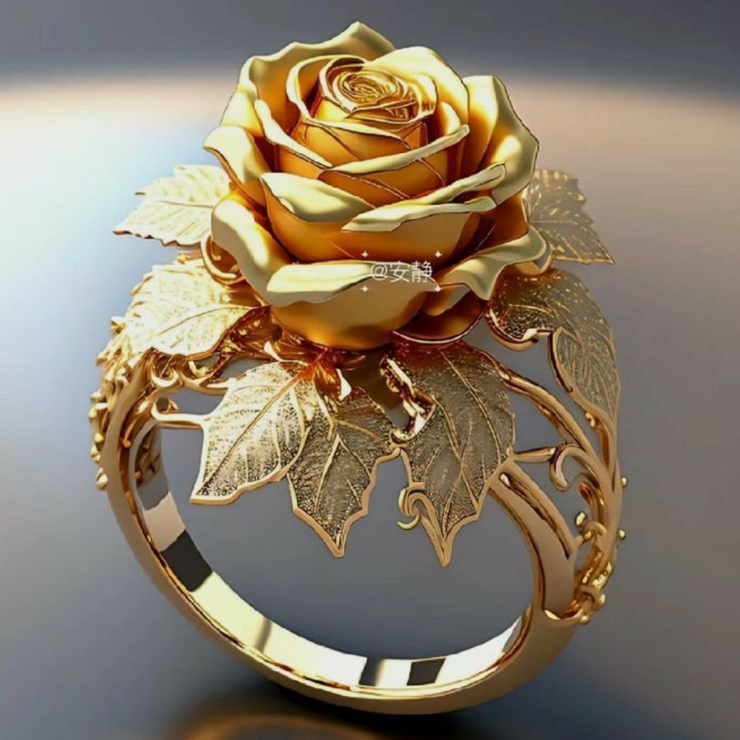 Golden Rose Ring