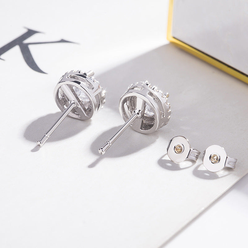 Solea Spark Earrings | White gold 18k