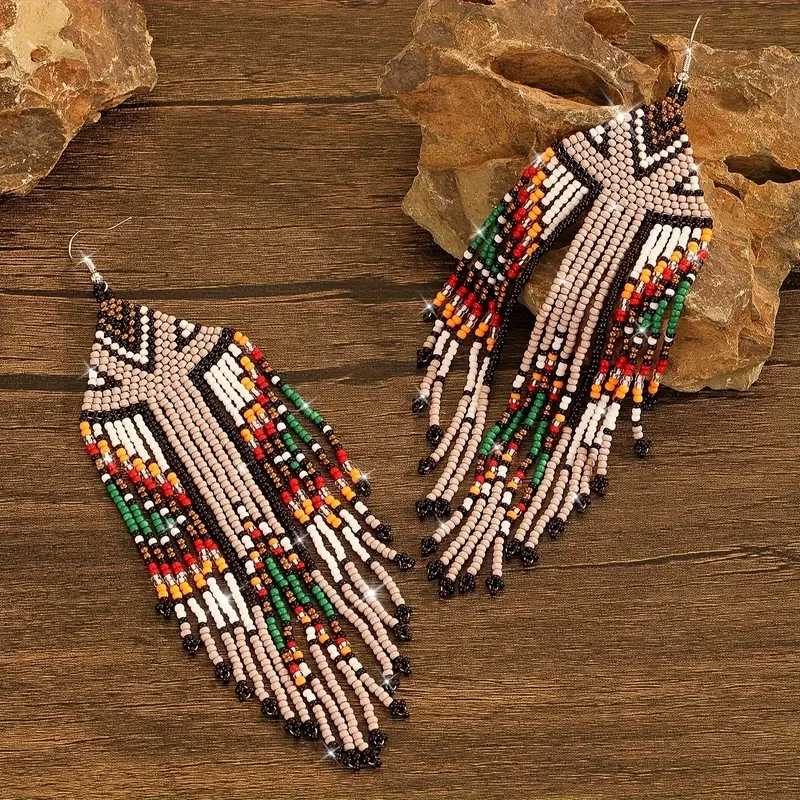 Tribal Tassels Earrings