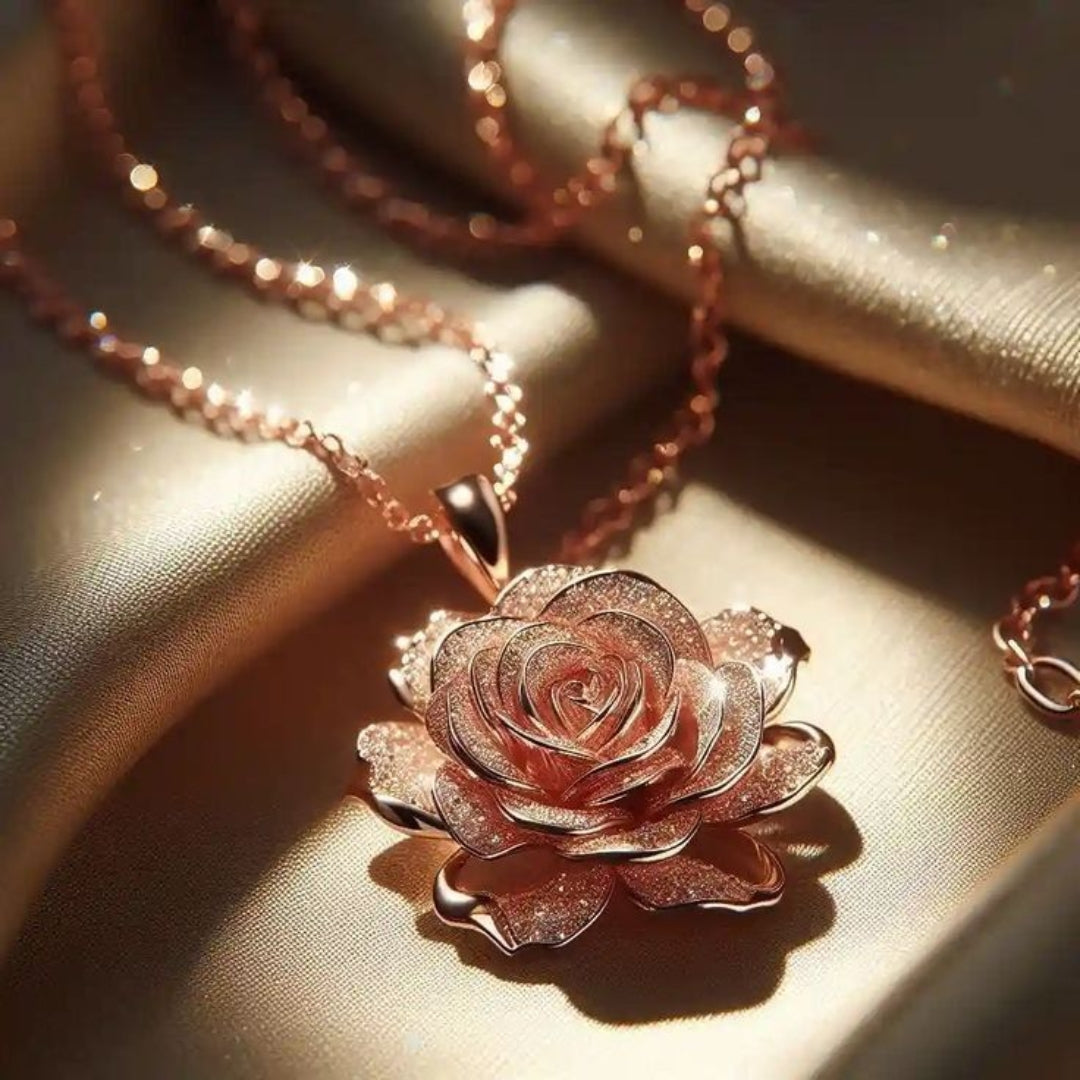 Bright Rose Necklace