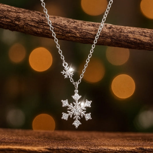 Snowflake Crystal Necklace