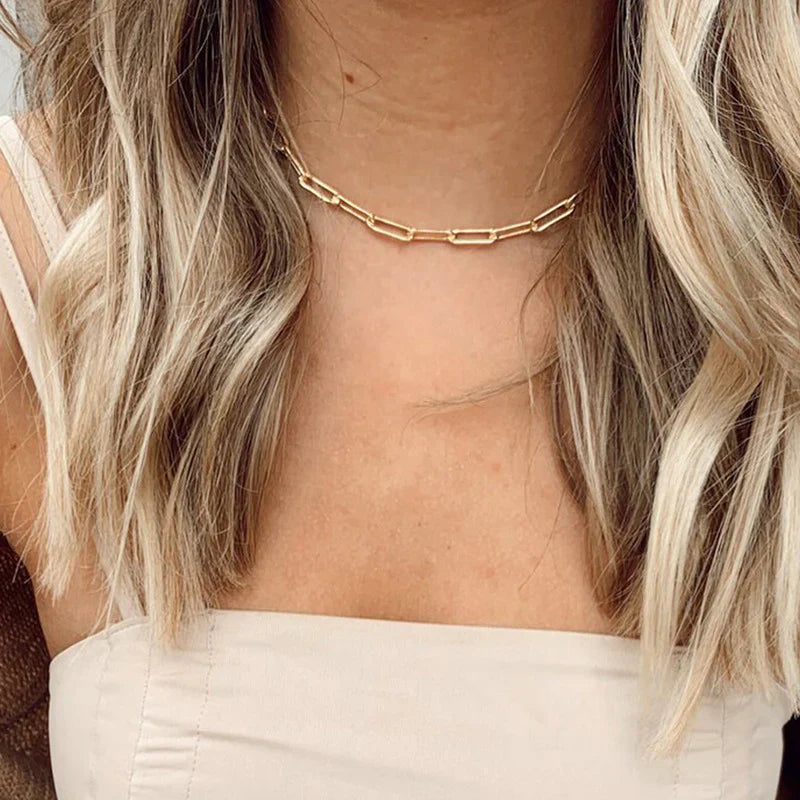 Archen Elegant Chain Necklace | Gold 14k