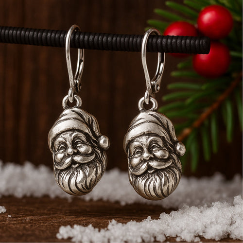 Happy Santa Earrings