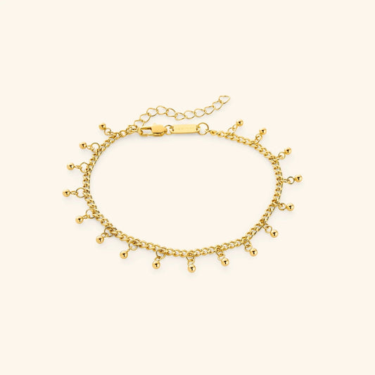Golden Thin Beads Bracelet