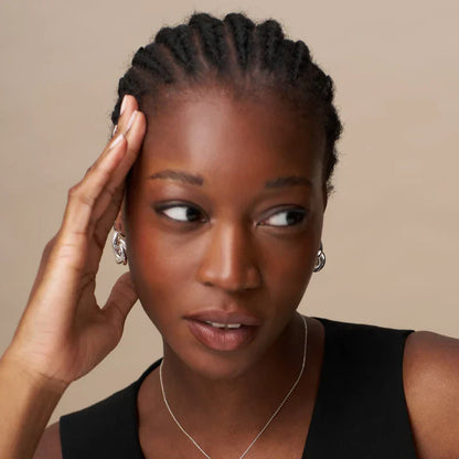 Statement Interlocking Earrings | White Gold 14k