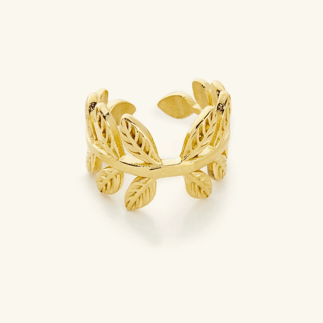 Adjustable Butterfly Golden Ring