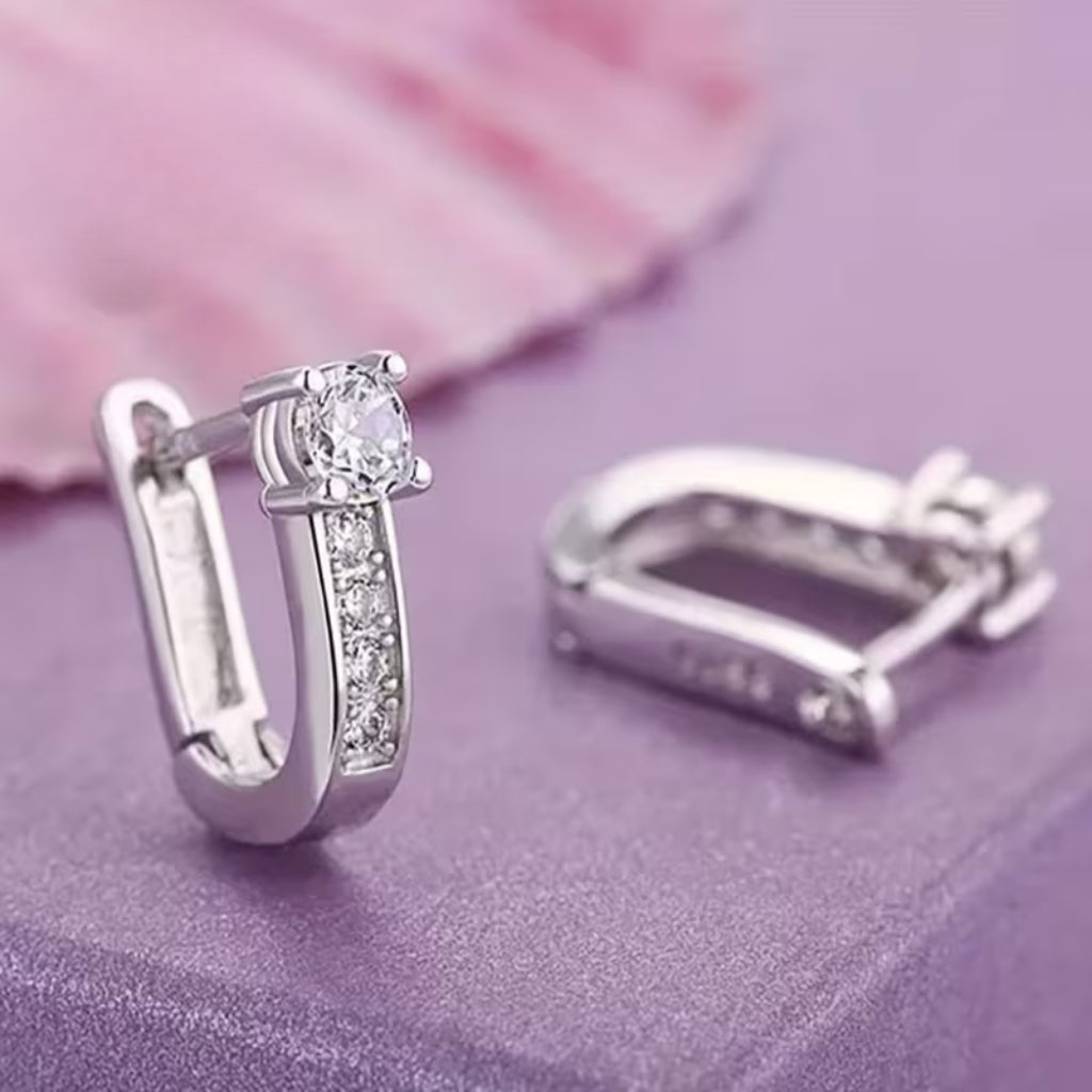 Earrings with CZ Stones