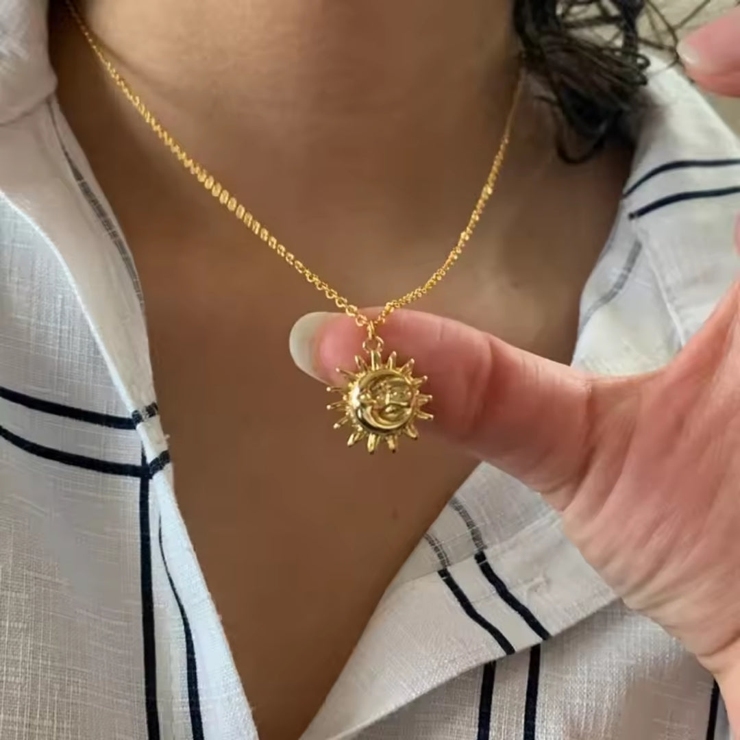 Solar Golden Necklace