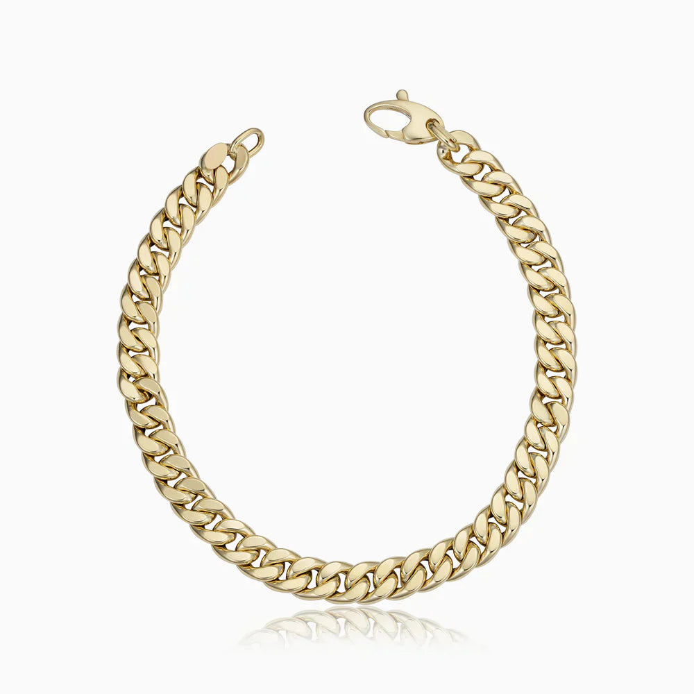 Estate Cuban Bracelet | Gold 16k