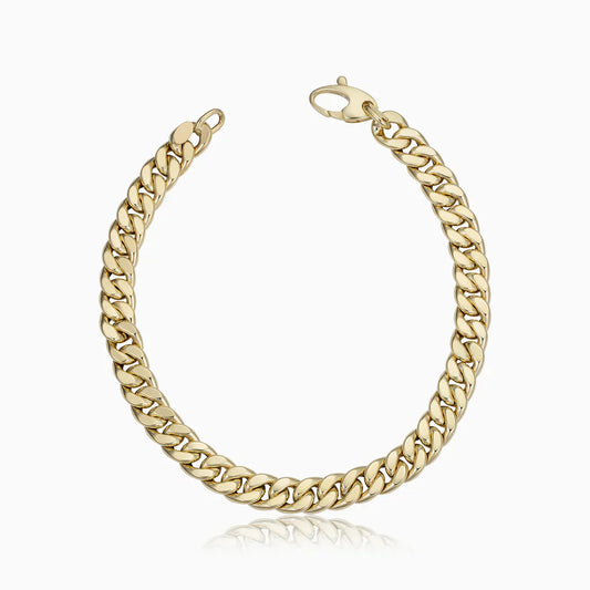 Estate Cuban Bracelet | Gold 16k