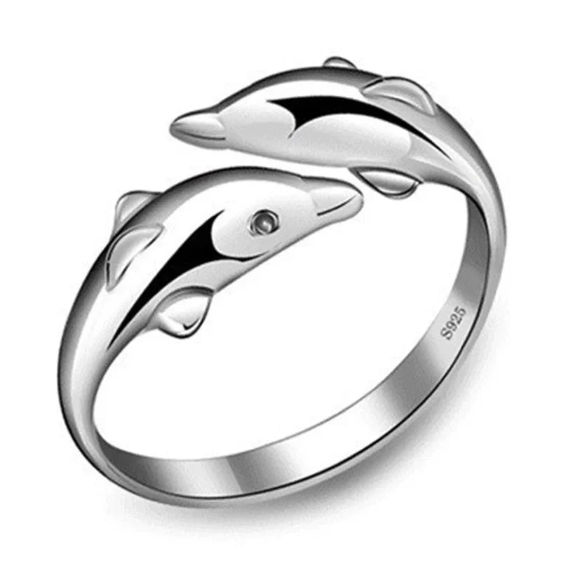 Sterling Silver Dolphin Jewelry Set