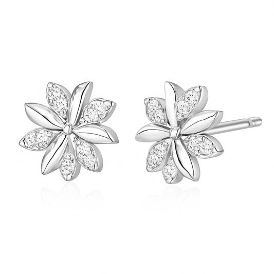 Camille Earrings | White gold 18k