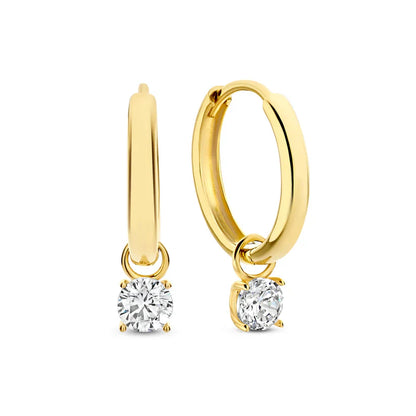 Larmes de Lune Stone Earrings Set | White Gold 14k