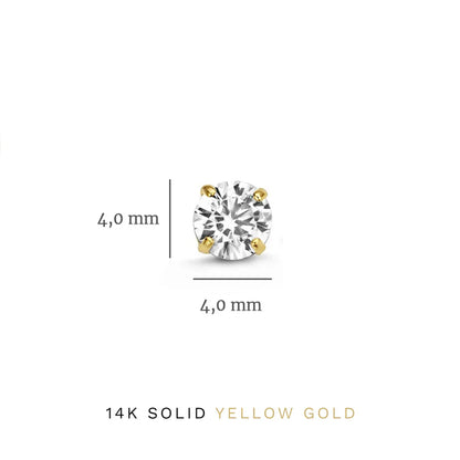 Dara Brillane Stone Earrings Set | Gold 14k