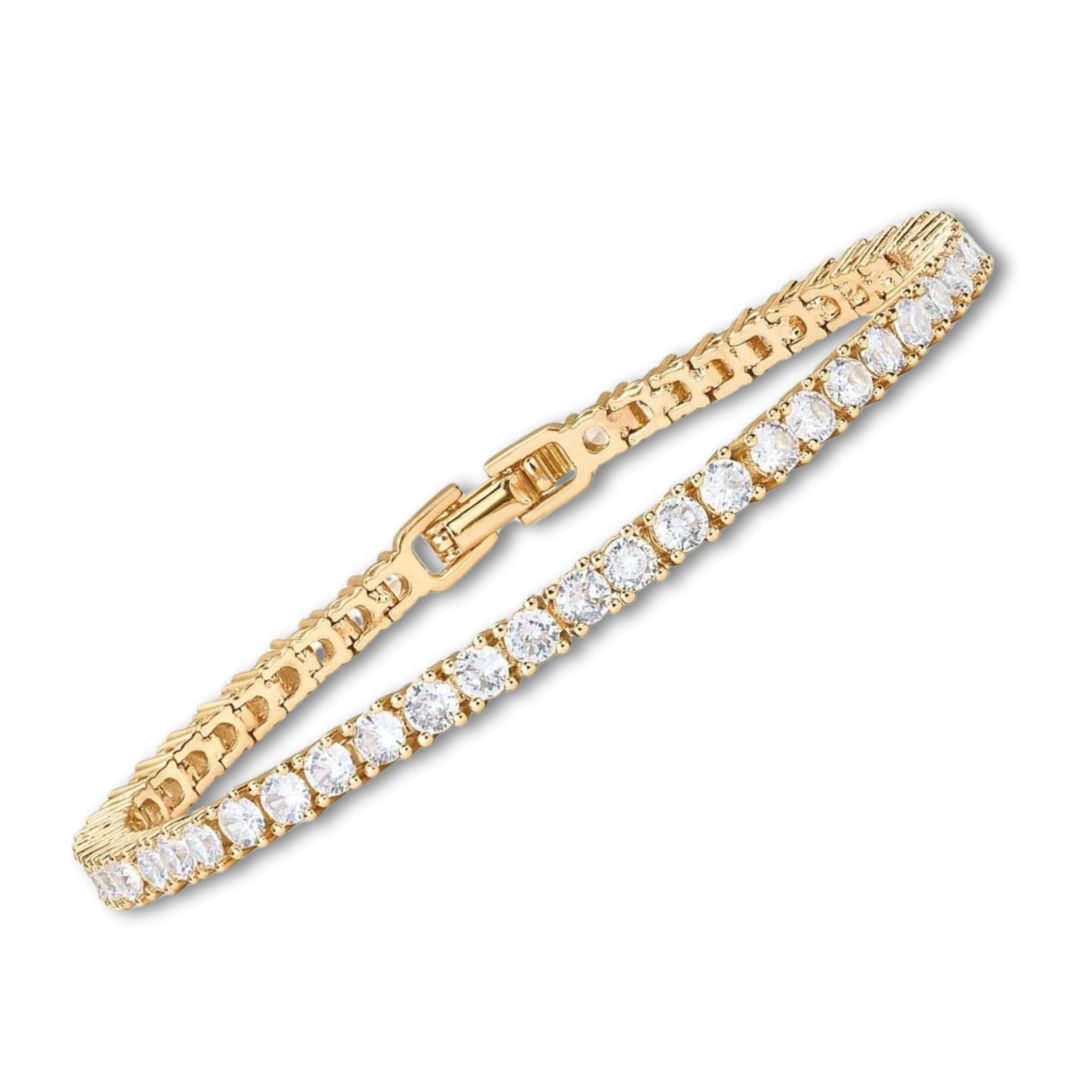 Moissanite Tennis bracelet | Gold 18k