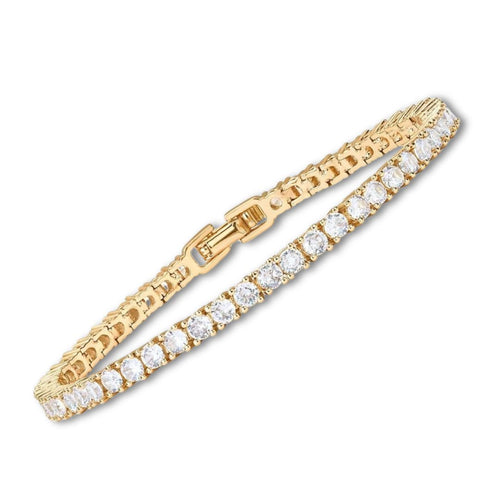 Moissanite Tennis bracelet | Gold 18k
