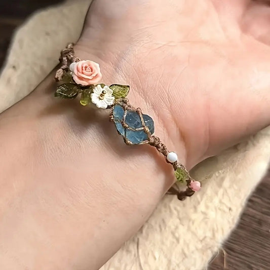 Nature Leaf Branch Bracelet