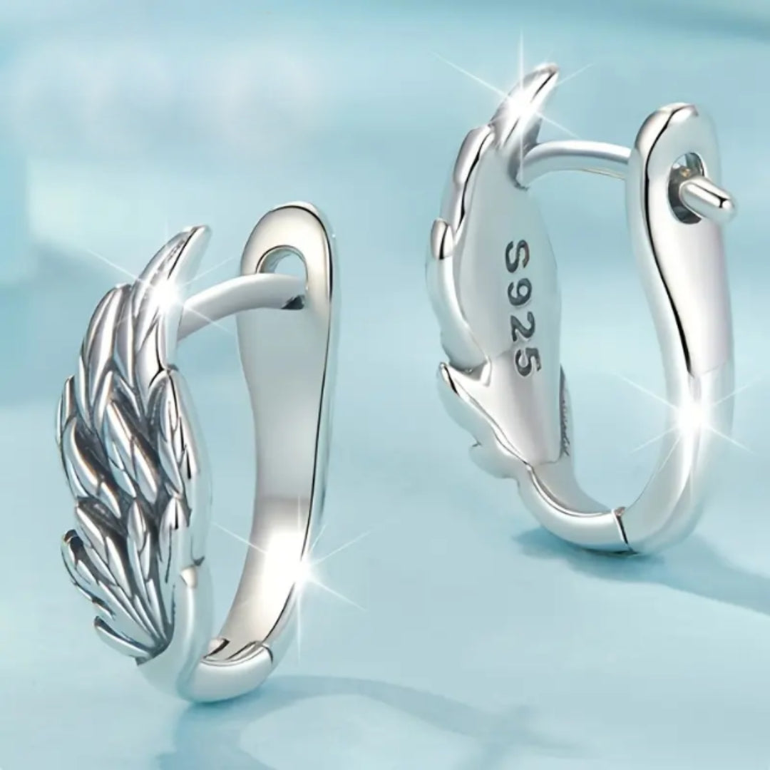 Silvered Wings Earrings