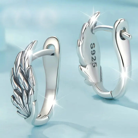 Silvered Wings Earrings
