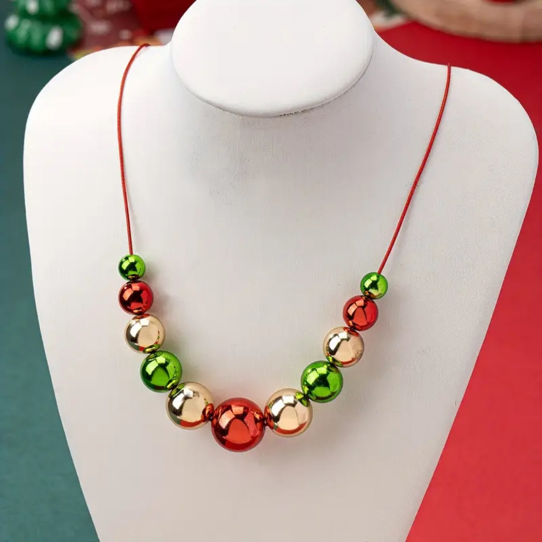 Colorful Christmas Necklace