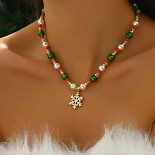 Snowflake Christmas Necklace