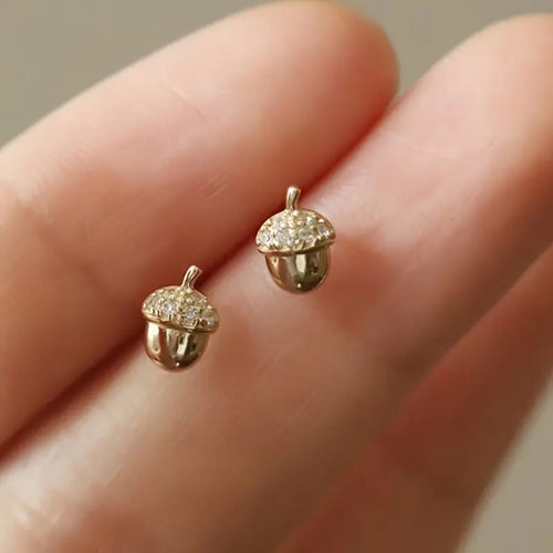 Golden Hazelnut Earrings