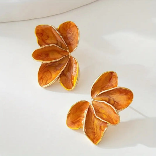 Fall Enamel Earrings