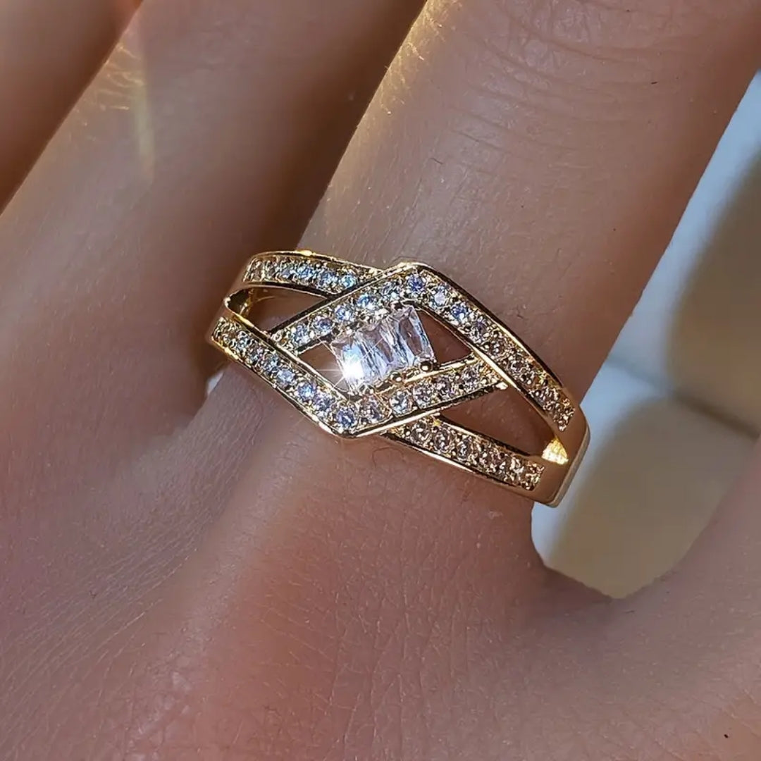 Crystalline Irregular Ring