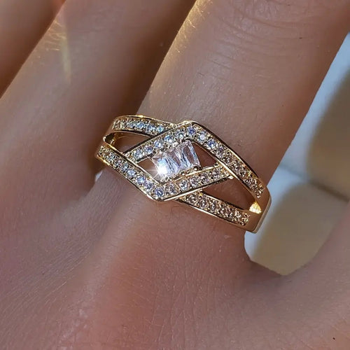 Crystalline Irregular Ring