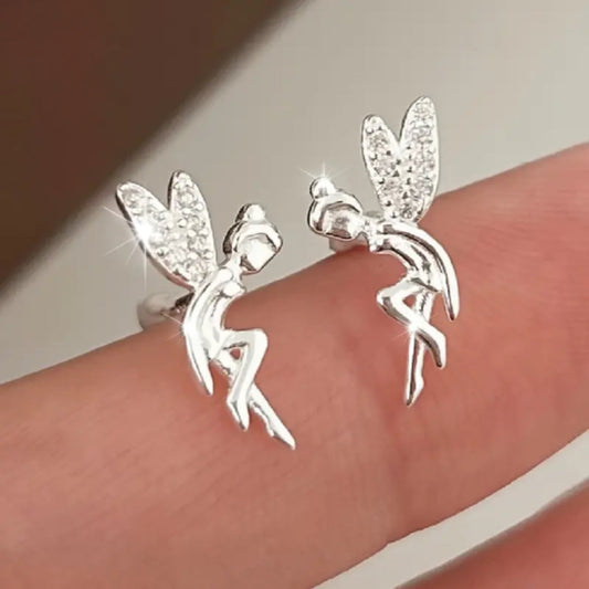 Fairy Tale Silver Bright Earrings