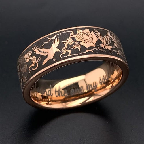 Eagle Rose Trail Ring