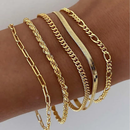 Ellis Renner Bracelet Set | Gold 16k