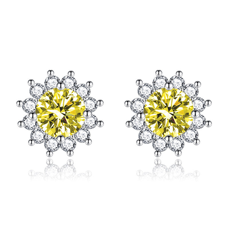Sunlit Muse Earrings Yellow | White Gold 18k
