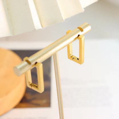 Terrafin Geometrica Earrings | Gold 18k