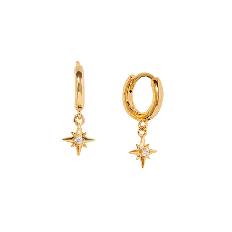 The Vudu Earrings | White 18k
