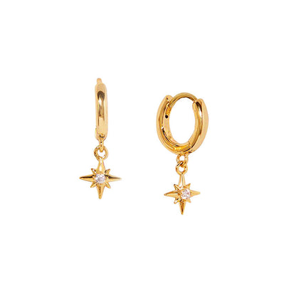 The Vudu Earrings | White 18k