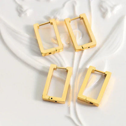 Terrafin Geometrica Earrings | Gold 18k