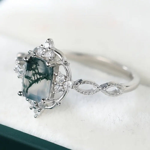 Bright Green Nature Ring