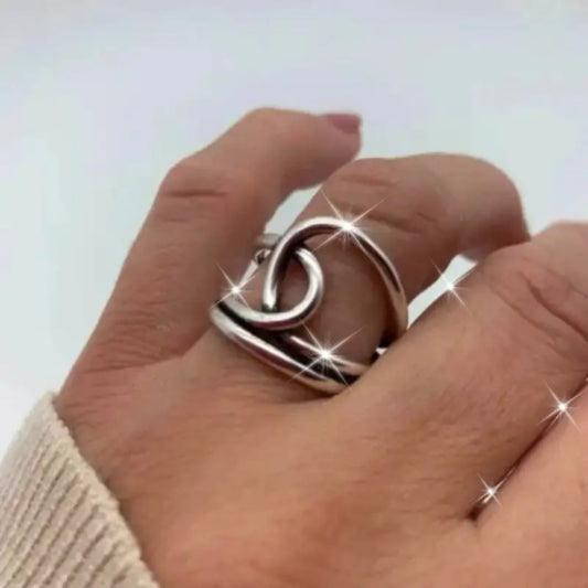 Irregular Silver Ring