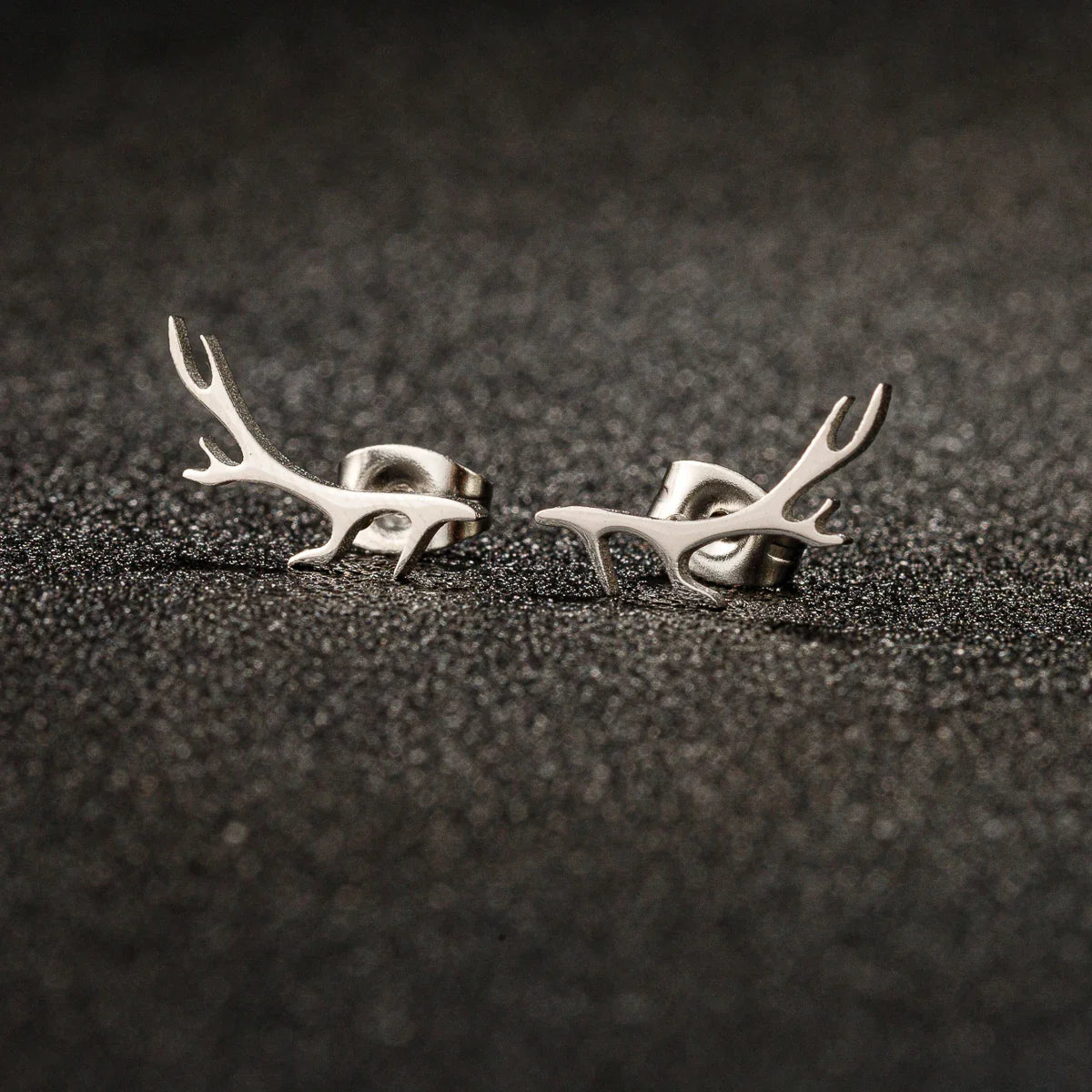Deer Antler Stud Earrings