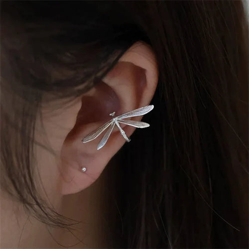 Delicate Dragonfly Ear Clips