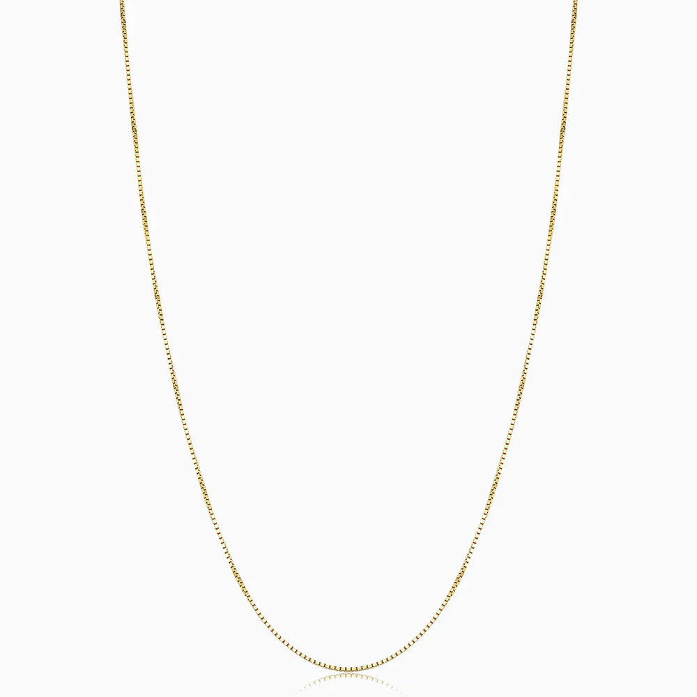 Bodega Box Necklace | Gold 18k