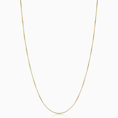 Bodega Box Necklace | Gold 18k