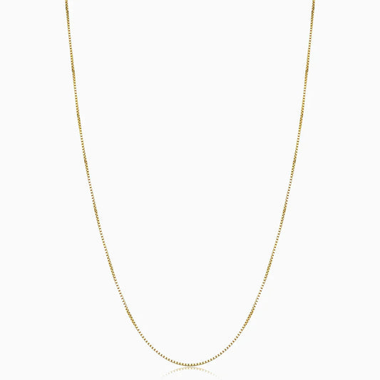 Bodega Box Necklace | Gold 18k