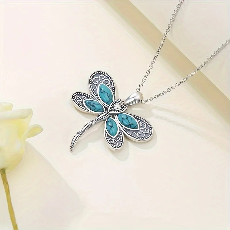 Dragonfly Dreams Silver Pendant Necklace
